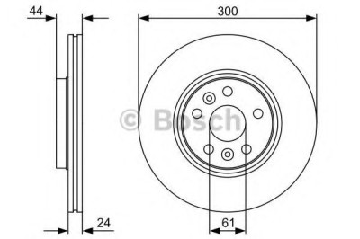 Disc frana RENAULT GRAND SCENIC II (JM0/1) (2004 - 2016) BOSCH 0 986 479 554 foto