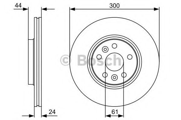 Disc frana RENAULT SCENIC II (JM0/1) (2003 - 2009) BOSCH 0 986 479 554