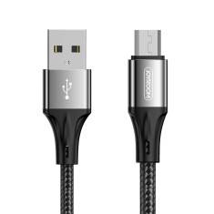 Cablu Date &amp; Incarcare MicroUSB 3A (Negru) 1.5 MetrI Joyroom S-1530N1