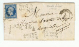 France 1857 Cover + Content PC 2063 MONTAUBAN to LAGUIOLLE D.829