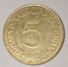 5 DINARI 1982 * IUGOSLAVIA, Europa