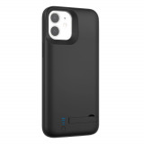 Husa cu baterie iPhone 12 Mini Negru 4000mAh Techsuit PP