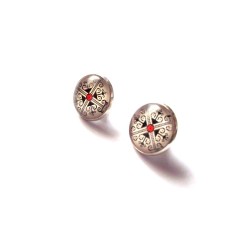 cercei sticla cu motiv traditional 46741