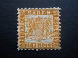 STATE GERMANE ,BADEN NESTAMPILAT