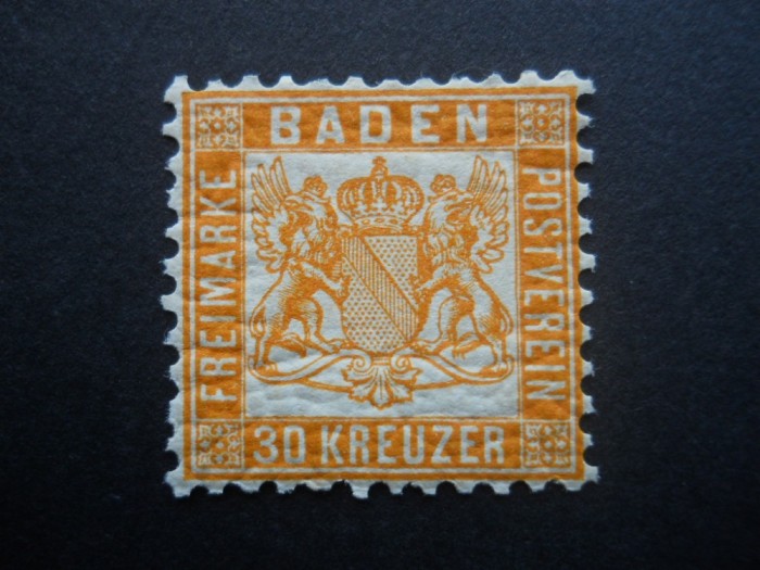 STATE GERMANE ,BADEN NESTAMPILAT