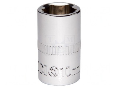 Tubulară HEX 10mm 1/4 25mm Oțel Crom-Vanadium foto