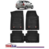 Covorase Auto TeamCar&reg; Tip Tavita Compatibile Toyota Corolla E12 Combi (2001-2007) Negru Material Rezistent, Cauciuc