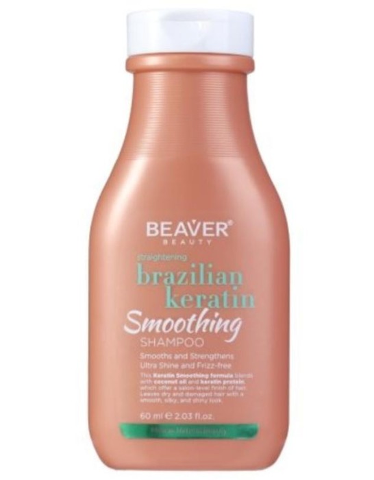Sampon de netezire Brazilian Keratin Beaver 60 ml