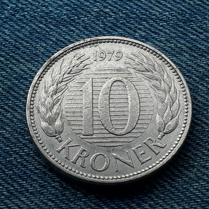 2o - 10 Kroner 1979 Danemarca