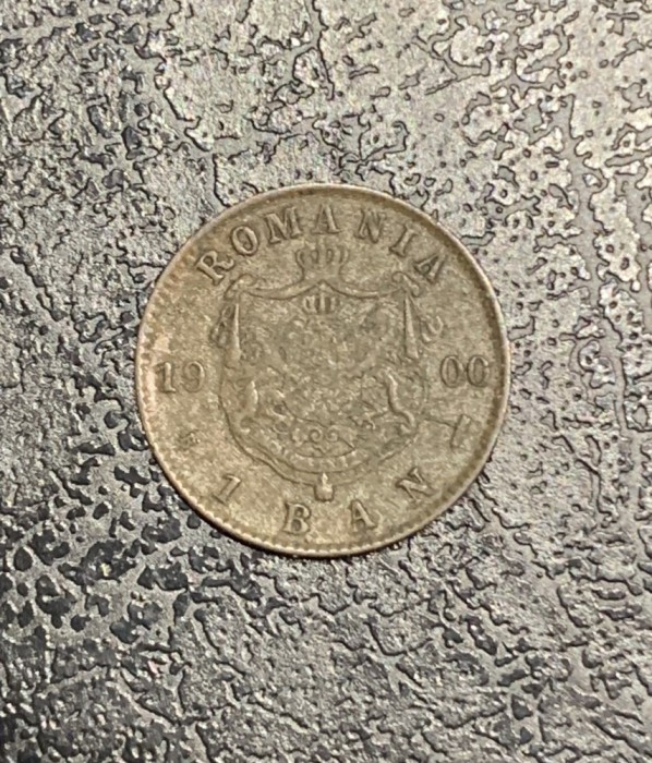 Moneda 1 ban 1900