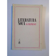 LITERATURA NOUA de G. CALINESCU , 1972