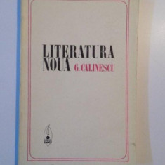 LITERATURA NOUA de G. CALINESCU , 1972