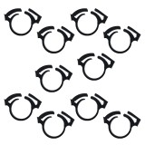 Cumpara ieftin Set 10 x Clips din plastic pentru teava picurare 20 mm, NR-7434, negru