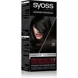 Syoss Permanent Color Culoare permanenta pentru par culoare 1_1 Black 1 buc
