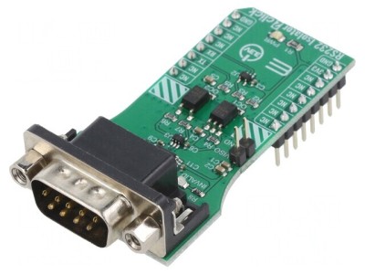 Placă Prototip UART RS232 Isolator 2 Click 3.3V foto