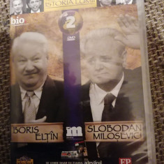 DVD PERSONALITATI CARE AU MARCAT ISTORIA LUMII BORIS ELTIN-SLOBODAN MILOSEVICI