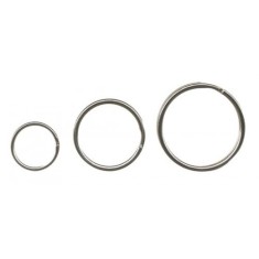 Inele Metalice Pentru Chei, D - 33mm, 10 Buc/set, Alco - Argintii foto