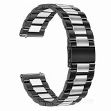 Curea otel inoxidabil compatibila cu Huawei Watch GT 6 46mm, Telescoape QR, 22mm, Onyx Silver