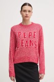 Pepe Jeans pulover PANDORA femei, culoarea rosu, PL702270