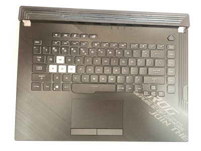 Carcasa superioara cu tastatura palmrest Laptop Gaming, Asus, ROG Strix G15 G512LU, G512LV, G512LW, G512LWS, 90NR0341-R34UI0, G512LWS-1C, conector ilu foto