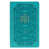KJV Giant Print Bible Teal Faux Leather