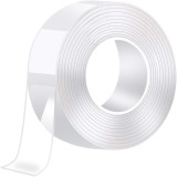 Banda Dublu Adeziva pentru Motaj si Multiple Utilizari, Impermabila, 2 x 500cm, Premium, CBD CORAL BEST DEALS 100 g 100 g 5 m 2 cm 2 cm Transparent 1