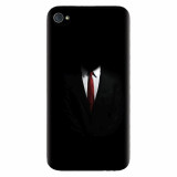 Husa silicon pentru Apple Iphone 4 / 4S, Mystery Man In Suit