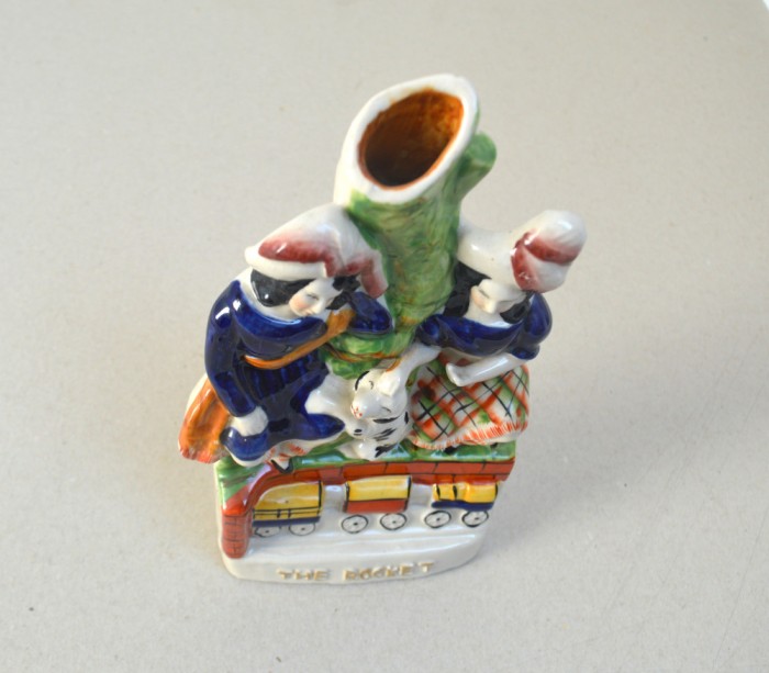 &quot;The Rocket&quot; figurina de Staffordshire cca 1960