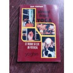 ADEVARUL DESPRE YOGA, CE TREBUIE SA STIE UN POTENTIAL YOGHIN - DAN COSTIAN
