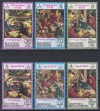 Noile Hebride 1976 - Crăciun - Picturi de Lusitano - Versiunea engleză și Versiunea franceză, MNH