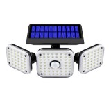 Лампа с троен соларен заряд 112 LED, 20W, сензор за движение, 2400 mAh, 3 режима на светене