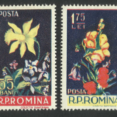 ROMANIA 1956 LP 418 FLORI SERIE MNH