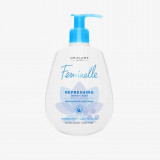 Gel-cremă pentru igiena intimă cu coacăze negre şi floare de lotus Feminelle Refreshing Oriflame, 300ml