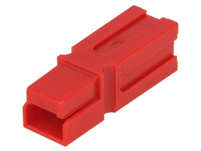 Conector cablu-cablu hermafrodit 75A - 1 PIN, roşu foto