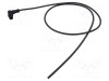 Conector M12 mufă tată &icirc;n unghi aurit 5 PIN AMPHENOL