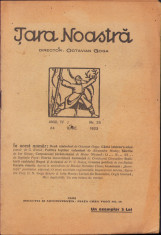 HST C1244 Revista Țara Noastră 25/1923 Goga foto
