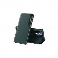 Husa Flip pentru Oppo A54 5G / A74 5G / OnePlus Nord N200 5G Techsuit eFold Series Verde