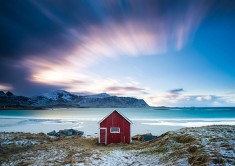 Puzzle 1000 piese - Hut at the Atlantic Coast | Schmidt