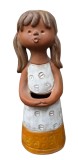 FIGURINA VINTAGE CU SUPORT PENTRU IMORTELE DIN CERAMICĂ