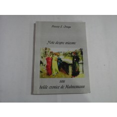 NOTE DESPRE MIASME SAU BOLILE CRONICE DE HAHNEMANN - PROCESO S. ORTEGA
