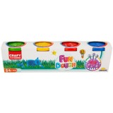 Cumpara ieftin Set plastilina cu 4 culori, Crafy Fun, 560 g