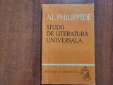 Studii de literatura universala de Al.Philippide