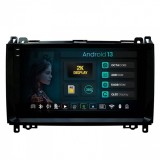 Navigatie 2K Mercedes Benz Sprinter Viano Vito A B Class Crafter 4GB RAM Android 13 Octacore Slot Sim 4G DSP GPS Wi-FI Carplay Android Auto USB Blueto