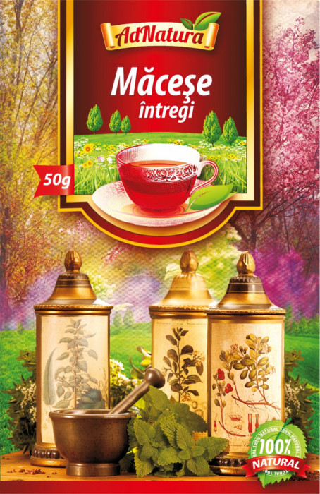 Ceai macese intregi 50gr adserv