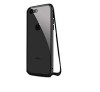 Husa cu Bumper din Aluminiu cu prindere Magnetica si spate din Sticla Temperata Securizata pentru iPhone 7 / 8