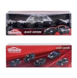 Cumpara ieftin Set 5 masinute metalice Majorette - Black Edition 2.0, giftpack