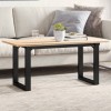 VidaXL Picioare Măsuță de cafea O-Frame 90x30x43 cm Oţel 357877