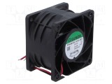 Ventilator axial DC 12V 60x60x38mm 127,8m3/h 73dBA bilă SUNON