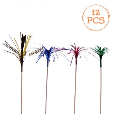 Set Scobitori Decorative, Multicolor, 15 cm, 12 Bucăți foto