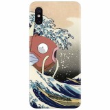 Husa silicon pentru Xiaomi Mi 8 Pro, Great Wave Fish